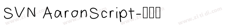 SVN AaronScript字体转换